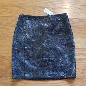 NWT Ann Taylor Brocade and Sequin Pencil Skirt 4
